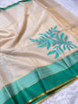 Multicolor Tissue Kota Designer applique work Premium Banarasi Saree