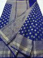 Blue shade Dupion Silk Banarasi Saree 