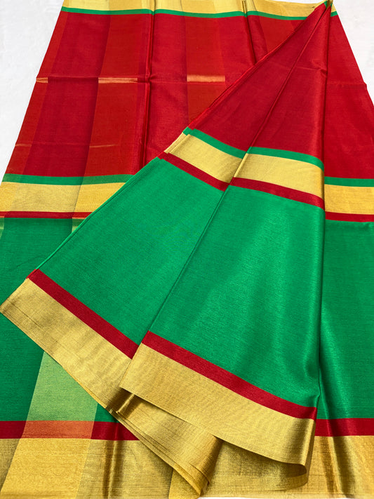 Multicolour shade premium soft silk Banarasi saree