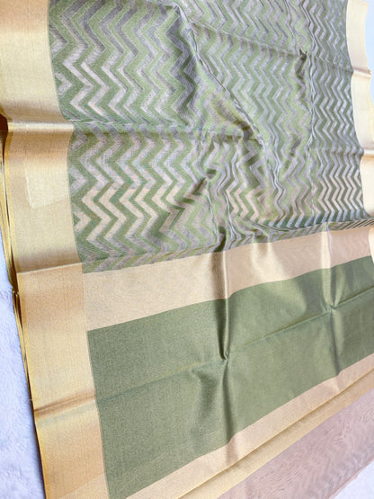 Multicolour shade supernet silk premium  Banarasi saree