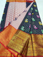 Multicolour cotton silk premium Banarasi saree