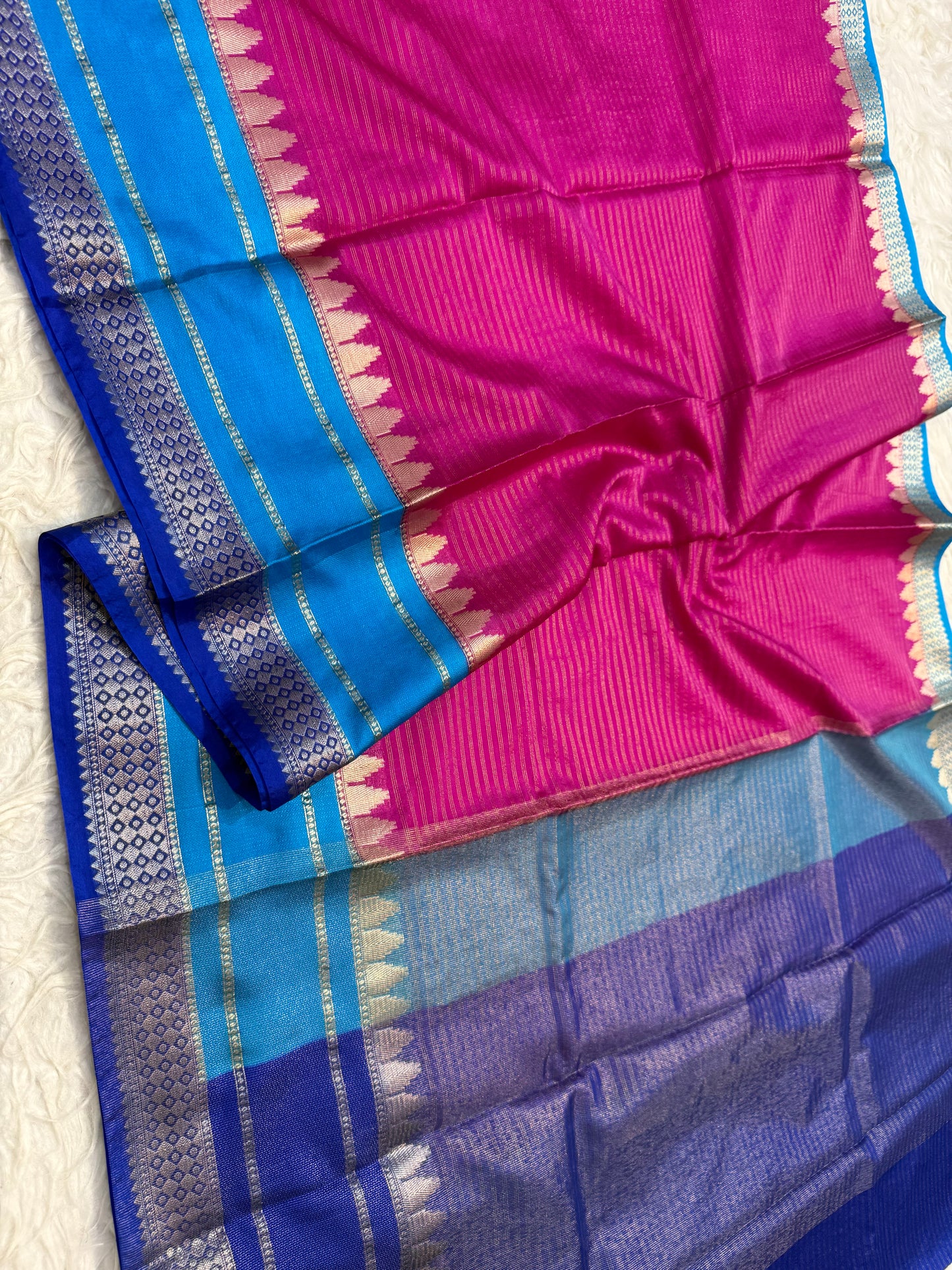Multicolour warm silk premium Banarasi saree