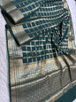 Semi Raw mango banarasi saree