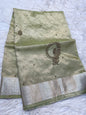 Tissue Aari Work Banarasi silk saree