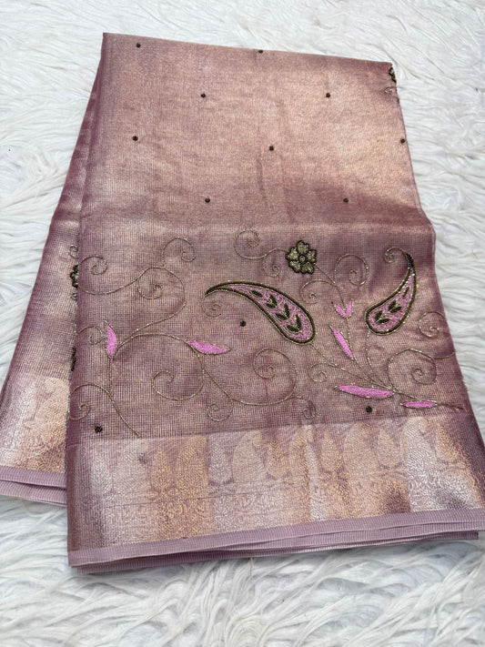 tissue kota handwork banarasi saree se