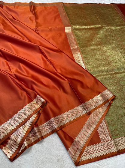 mashru silk premium Banarasi silk Saree
