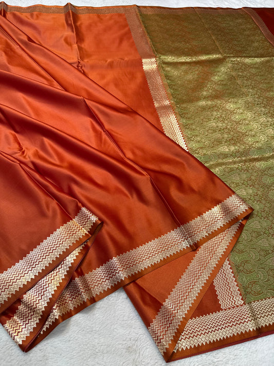 mashru silk premium Banarasi silk Saree