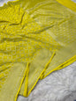 Yellow shade khaddi georgatte premium Banarasi saree