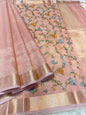Banaras tissue kota fancy work saree