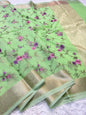 Kota fancy embroidery Banarasi saree