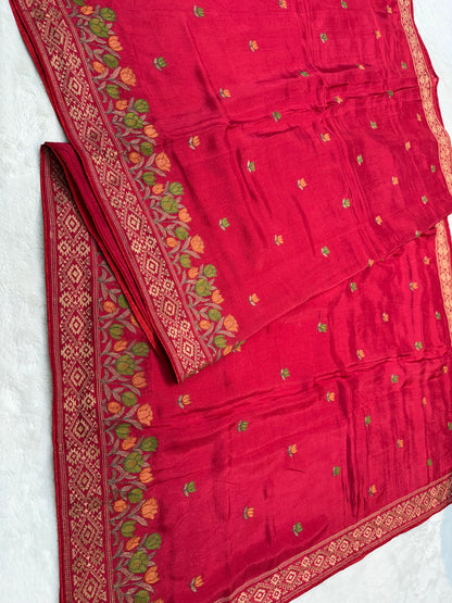 Mharani shade viscose embroidery premium designer saree