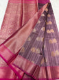 Multicolour khadi silk Banarasi saree