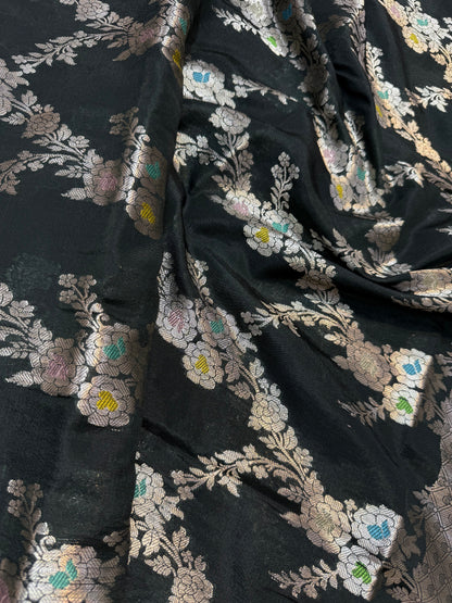 Raw mango Mina  banarasi saree