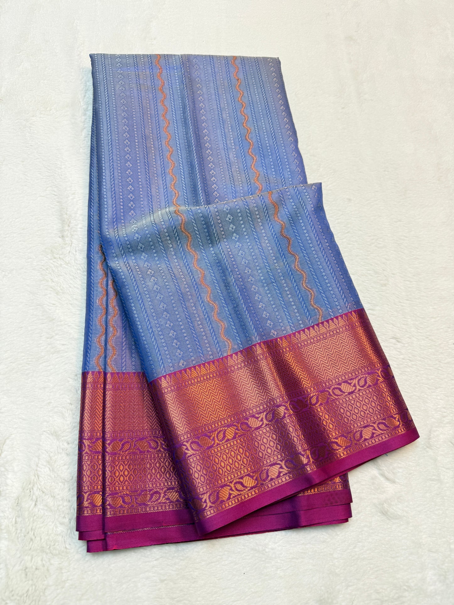 Multicolor silky milky Premium Banarasi Saree