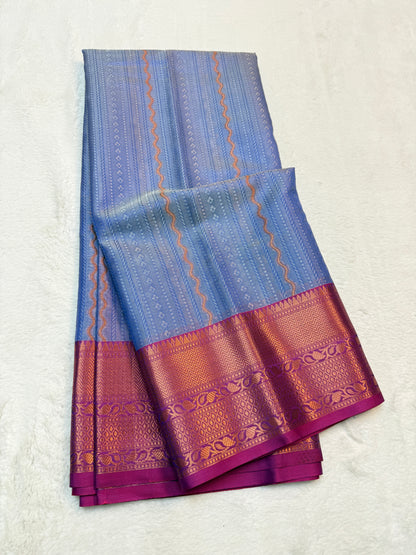 Multicolor silky milky Premium Banarasi Saree