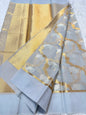 Banarasi kora organza alfi saree