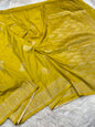 Mustard premium soft silk saree