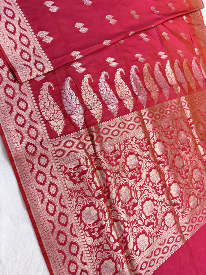 Mharani shade katan Banarasi silk Saree