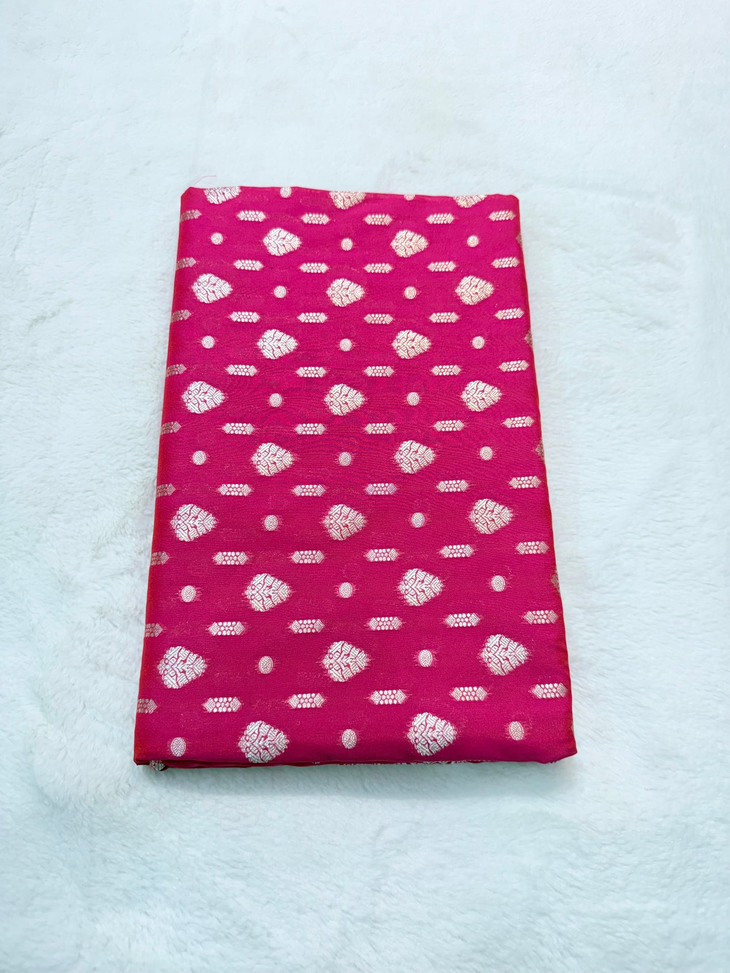 Royal pink shade katan Banarasi silk Saree