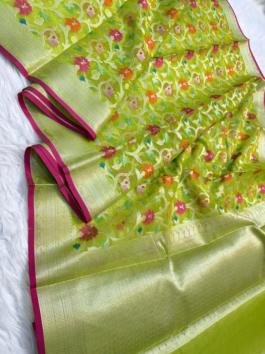Banarasi kora organza saree