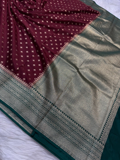 Semi Mashru Silk Banarasi Saree