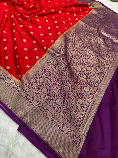 Semi Mashru Silk Banarasi Saree