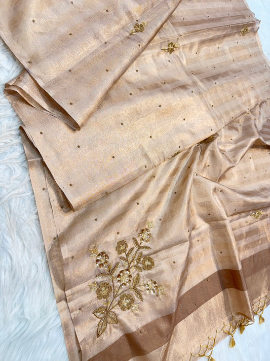 Tissue Kota handwork Banarasi Sarees