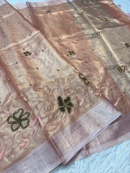 tissue kota handwork banarasi saree se