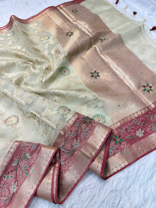 Tissue Kota Banarasi Sarees