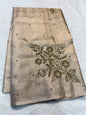 Beige shade tissue kota designer hand work Banarasi saree