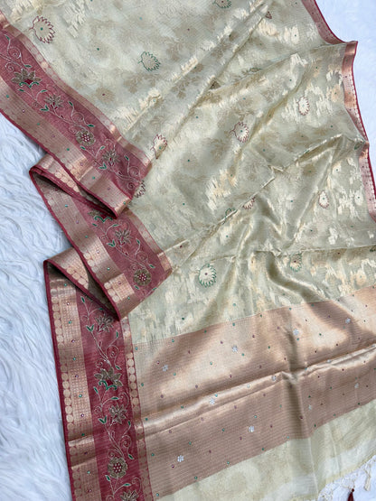 Tissue Kota Banarasi Sarees