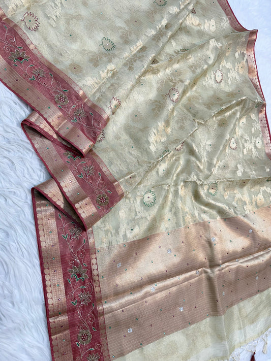 Tissue Kota Banarasi Sarees
