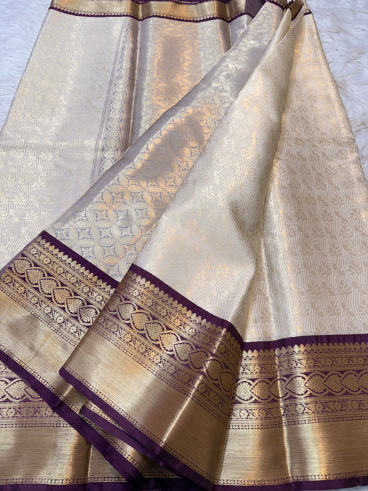 Banaras Semi kanchi brocade silk saree