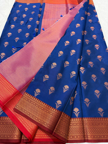Nevy premium soft silk Banarasi saree