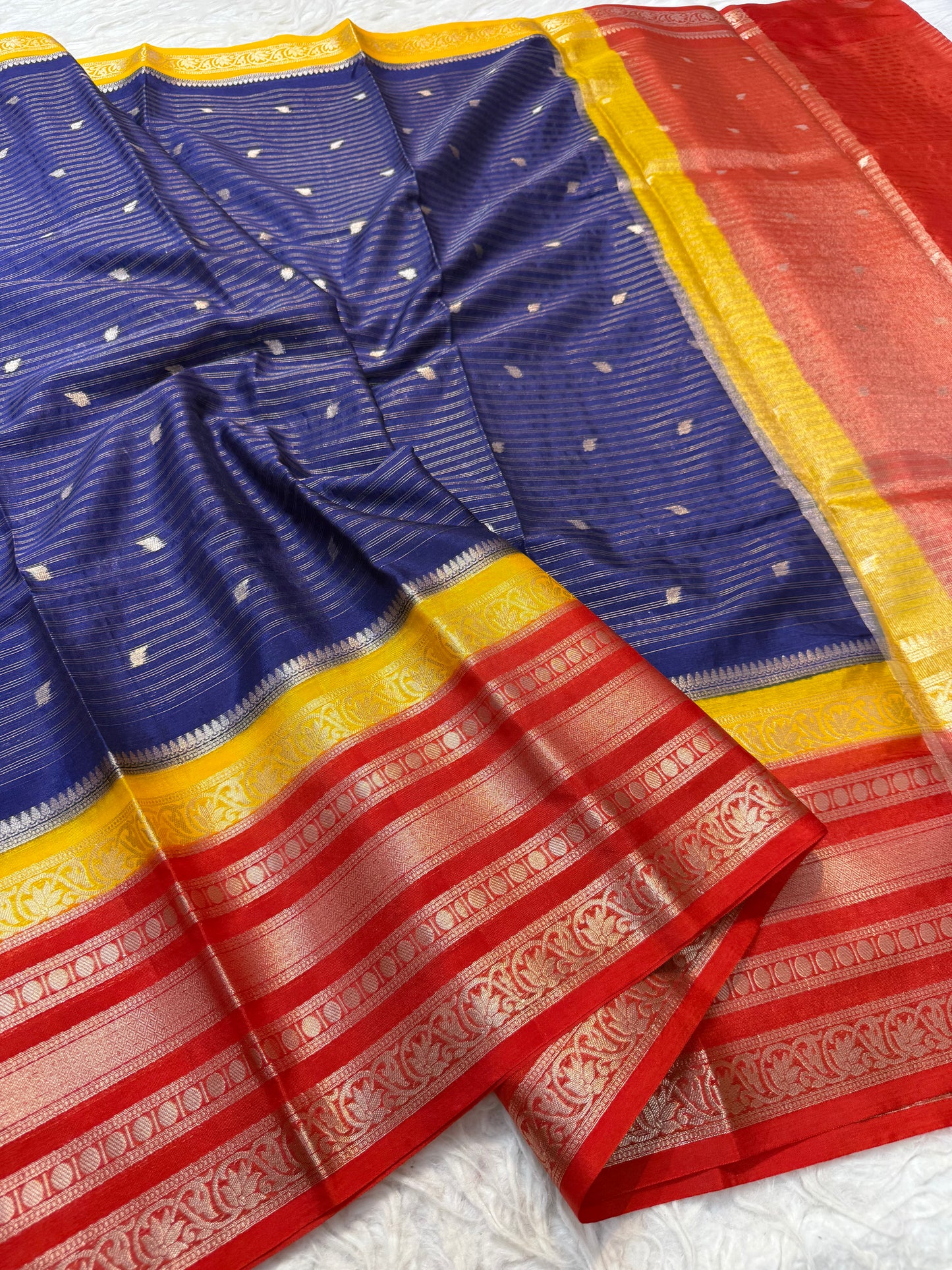 Multicolour warm silk premium Banarasi saree