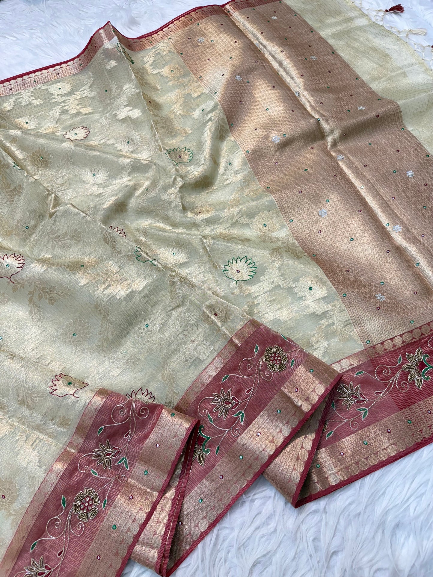 Tissue Kota Banarasi Sarees