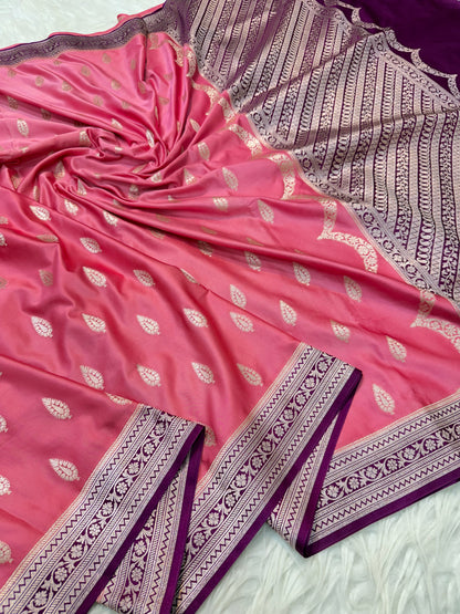 Mashru Silk Banarasi Saree