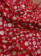Banarasi satan katan ari & stone work saree
