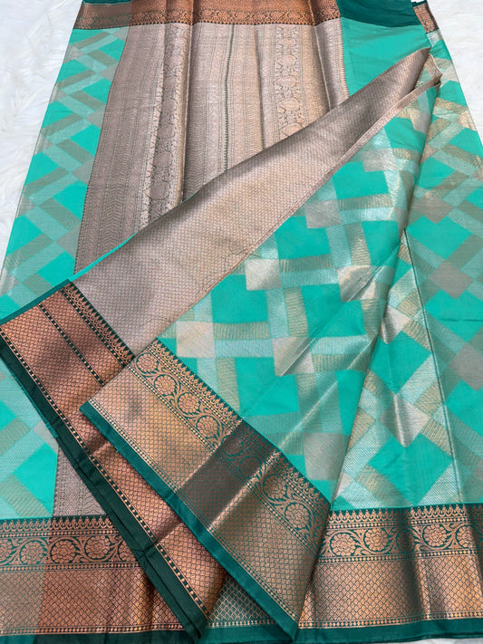 Soft silk alfi Banarasi saree