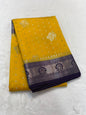 Mango & magenta shade raw mango Banarasi premium Banarasi saree