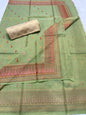 Banarasi tissue embroidery saree