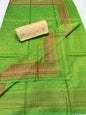Banarasi tissue embroidery saree