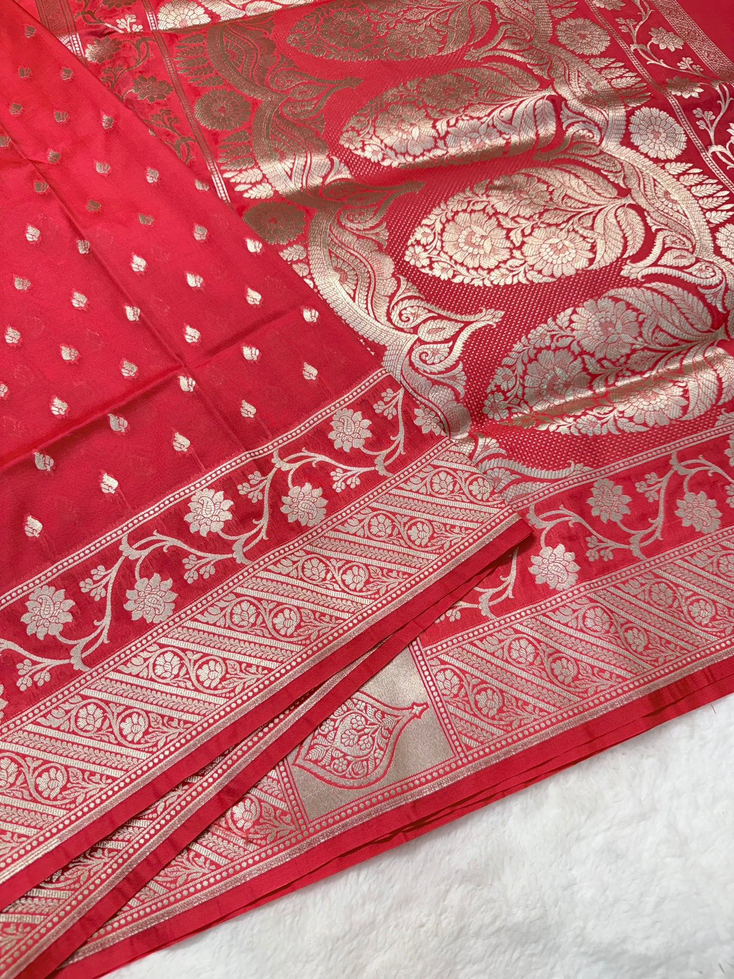 Mharani shade katan Banarasi silk Saree
