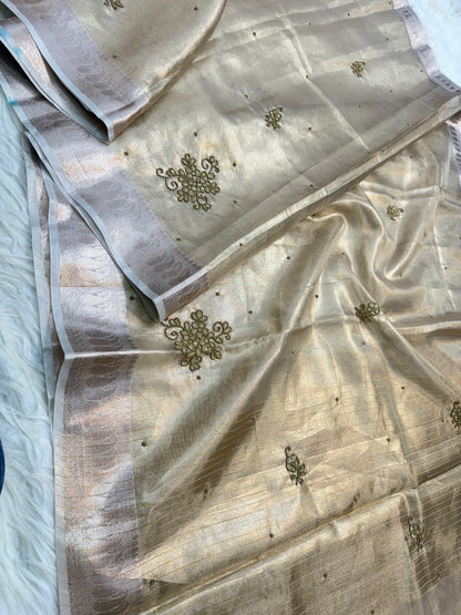 Tissue Kota handwork  Banarasi Sarees