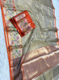 tissue kota paithani border banarasi saree