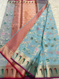 Multicolour shade kota silk premium Banarasi saree