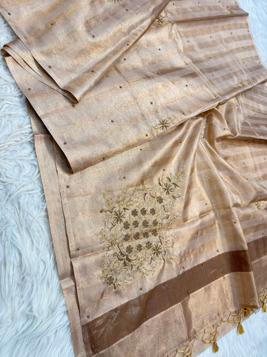 Tissue kota handwork Banarasi saree