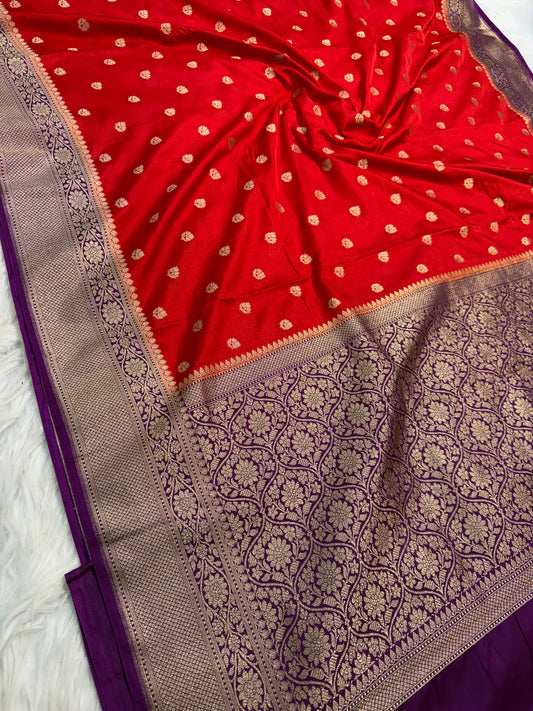 Semi Mashru Silk Banarasi Saree