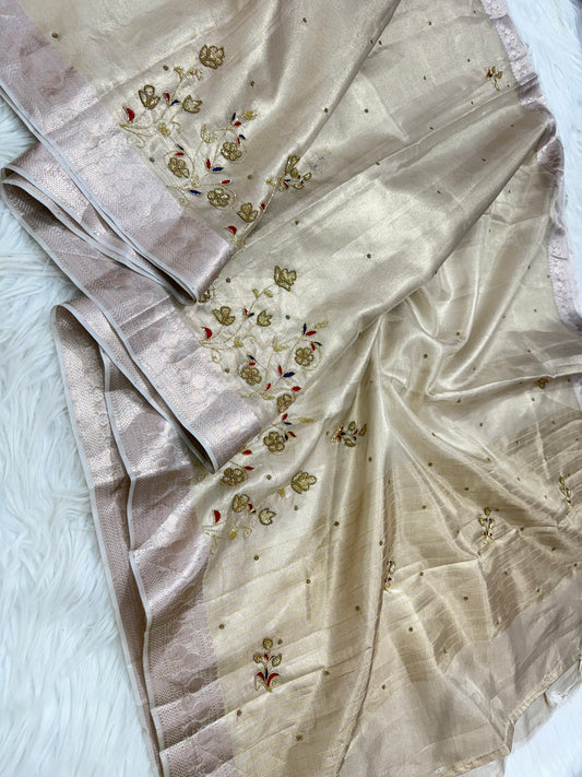 Tissue Kota handwork  Banarasi Sarees