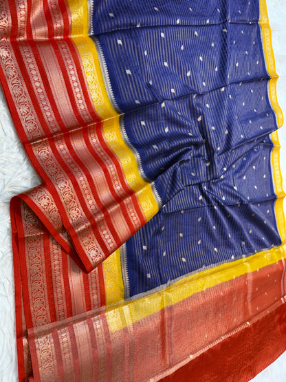 Multicolour warm silk premium Banarasi saree
